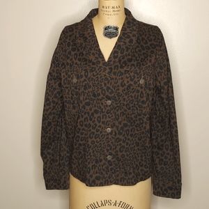 NEW | SANCTUARY | LEOPARD PRINT JACKET | SIZE LARGE